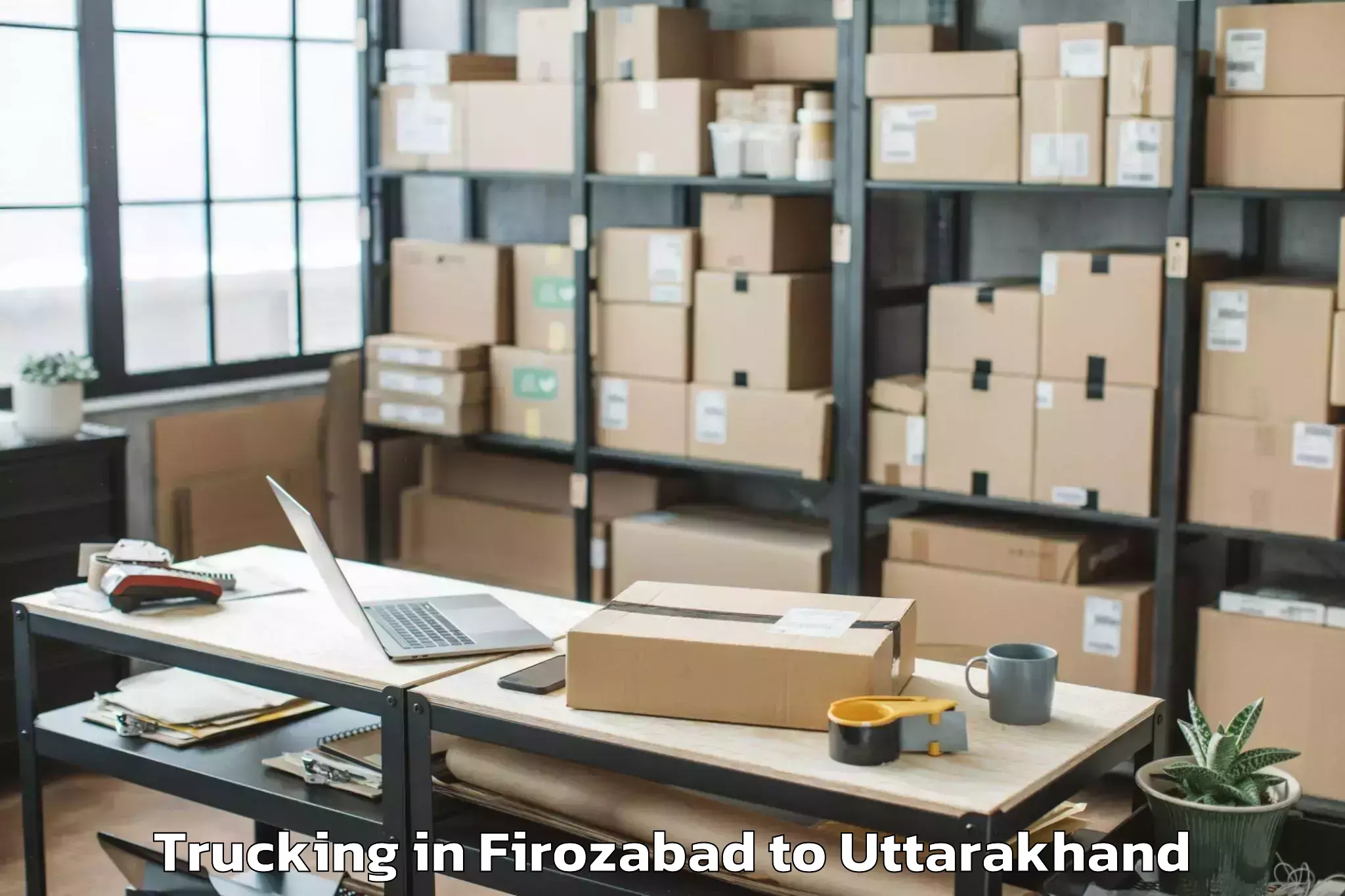 Reliable Firozabad to Pauri Trucking